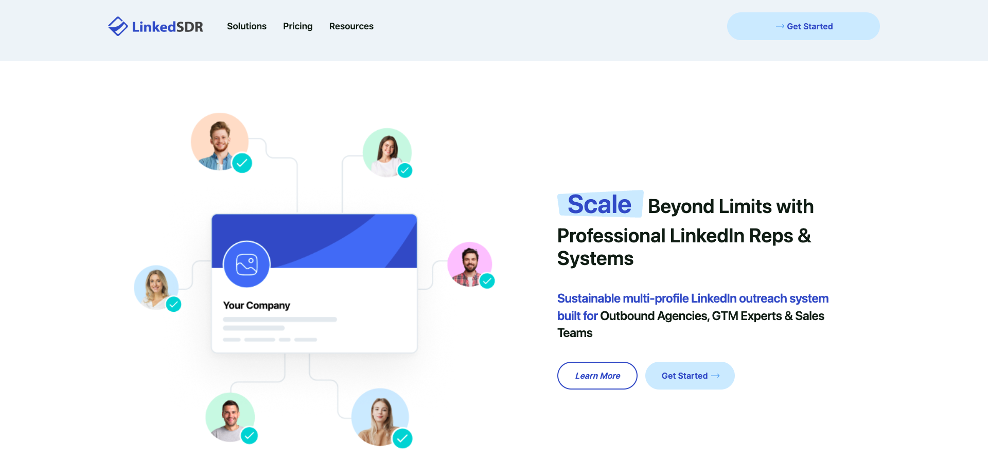 Page d’accueil de LinkedSDR